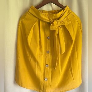 See You Monday Mustard Skirt